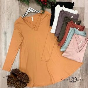 Long sleeve dress  (blush small)